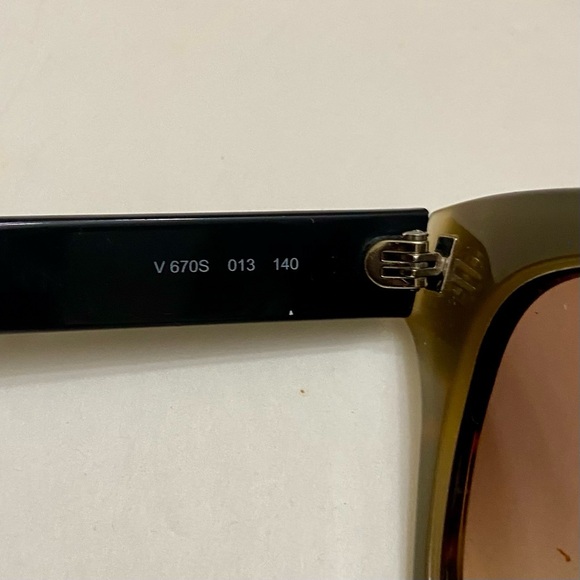 Valentino Brown Tortoise-Tan Sunglasses V670S 013 140 - Picture 7 of 11